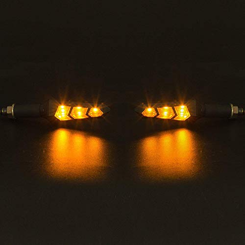 Ramanta 4 PCs 6LED Motorcycle Bike Turn Signal Indicator Light Turning Lamp 12V for Bike & Motorbike - Image 3