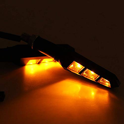 Ramanta 4 PCs 6LED Motorcycle Bike Turn Signal Indicator Light Turning Lamp 12V for Bike & Motorbike - Image 4