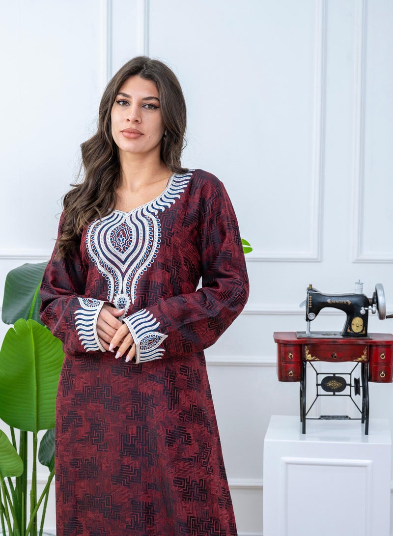 البنت الشرقية مخور جلابية نسائية قطن - Image 2