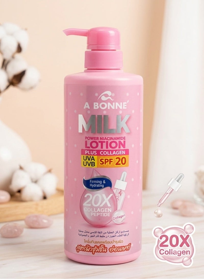 A BONNE Milk Power Niacinamide Lotion Spf 20 500 ML - Image 1