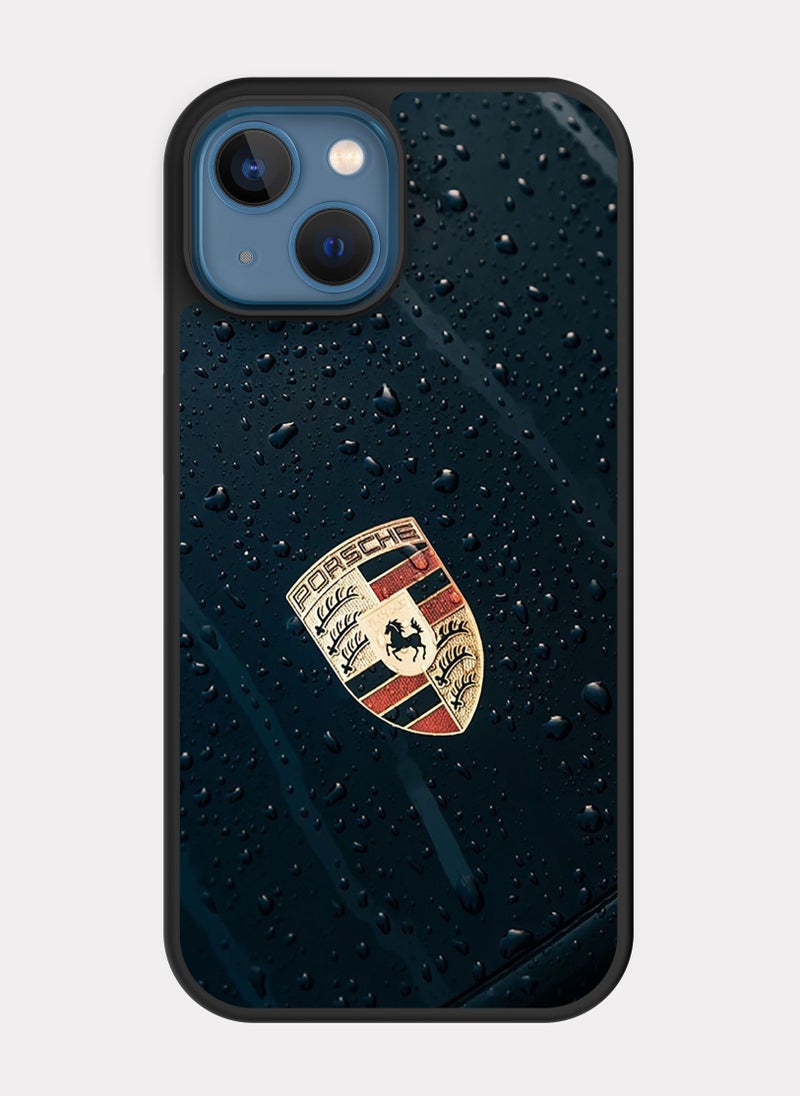 بكسلات كفر ايفون 13 بورش اسود - Image 1