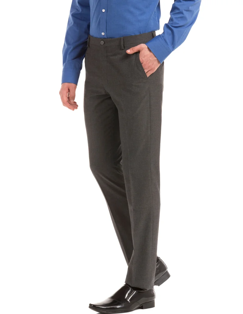 Arrow Flat Front Tapered Fit Trousers