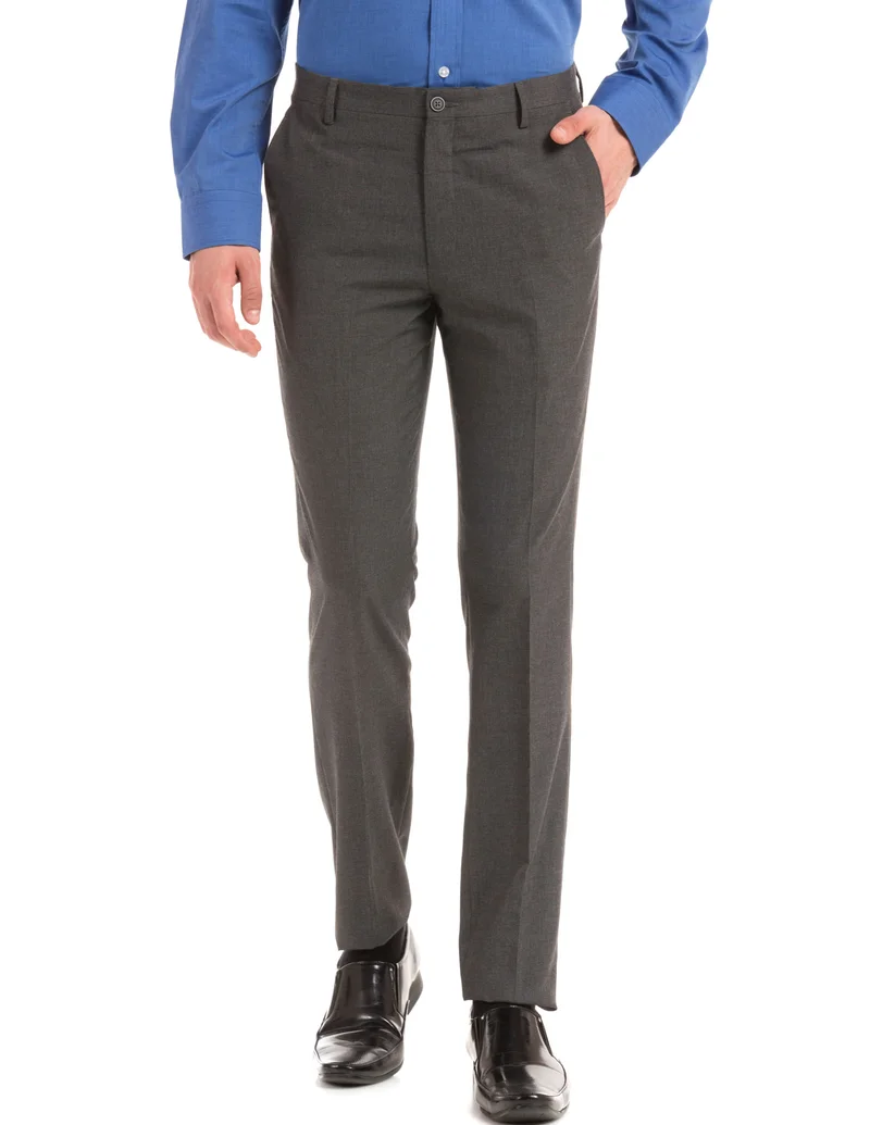 Arrow Flat Front Tapered Fit Trousers