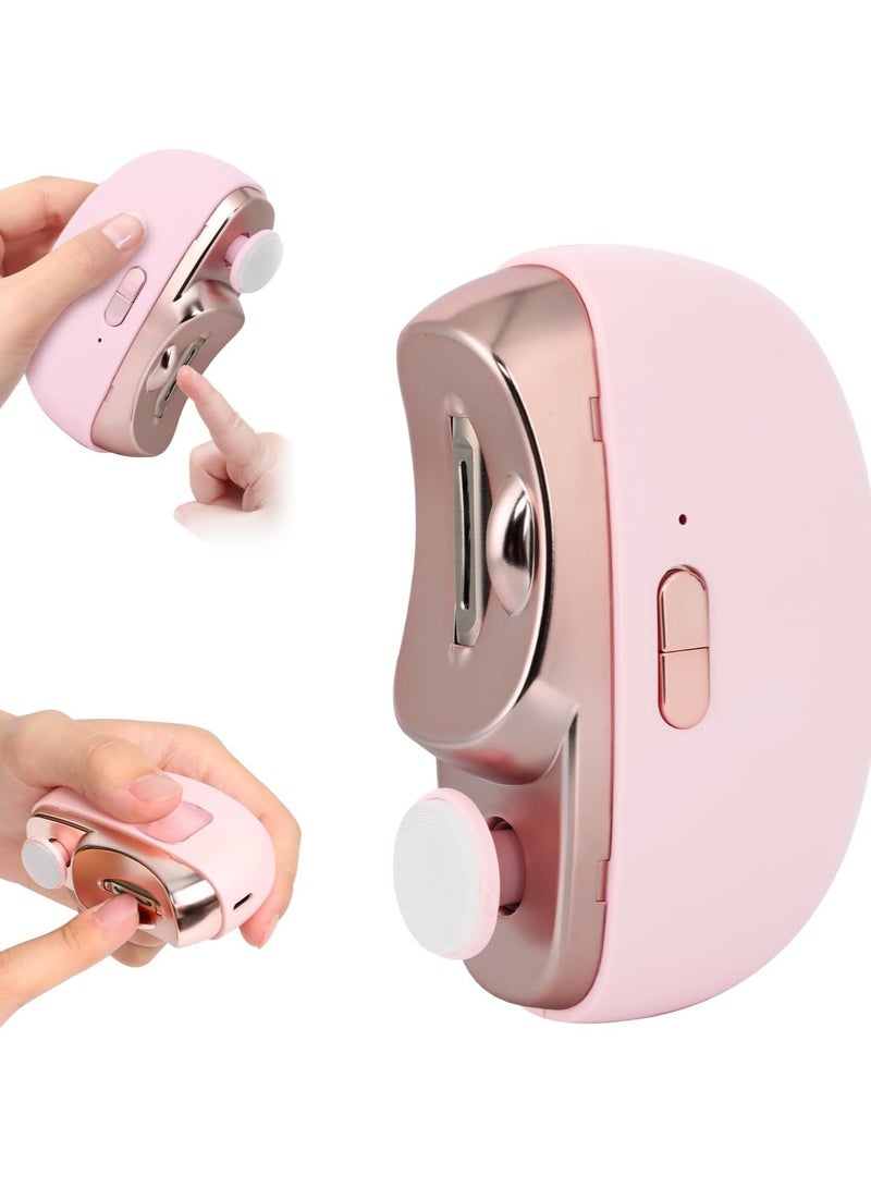 general Automatic Nail Clipper Electric Nail Trimmer 3-in-1 Portable Nail Clipper with Lightweight 2-Speed File Nail Clipper Storage Rechargeable Safety Trimmer Suitable for Seniors, Adults, Children, and Infants