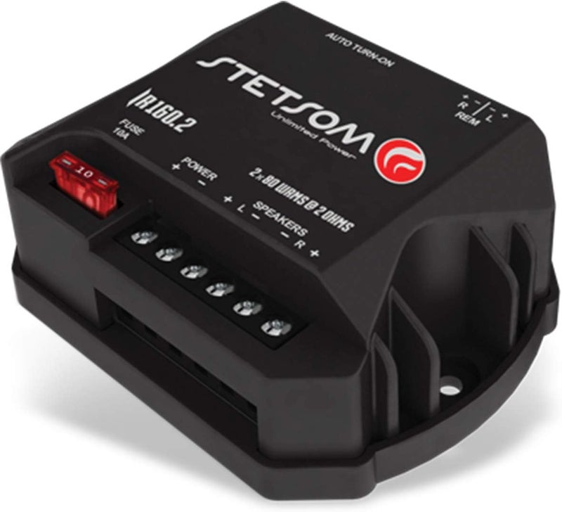 Stetsom IR 160.2 RCA 2 Ohms Compact Digital Multi-Channel Amplifier - 160 Watts RMS - Image 4