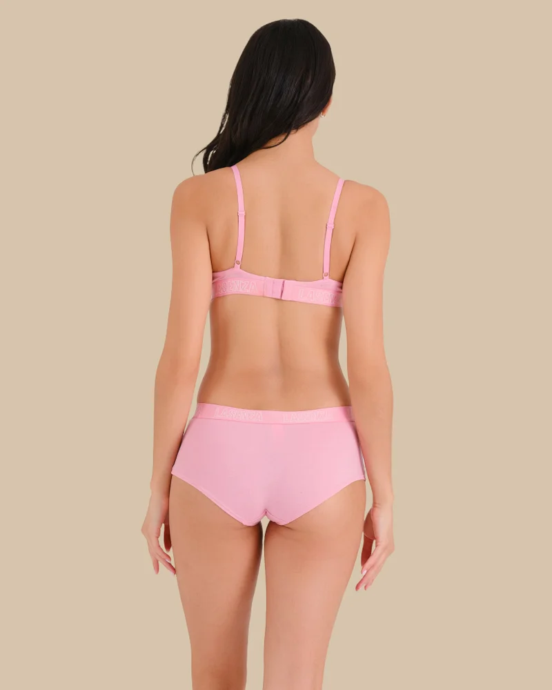 La Senza Logo Cotton Plunge Bra