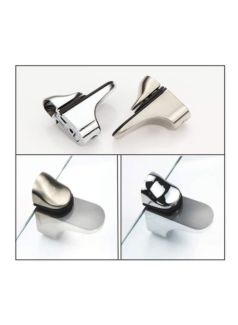 Y&D SYOSI 4Pcs Adjustable Glass Shelf Bracket for 3-20mm Thickness Support - Image 4