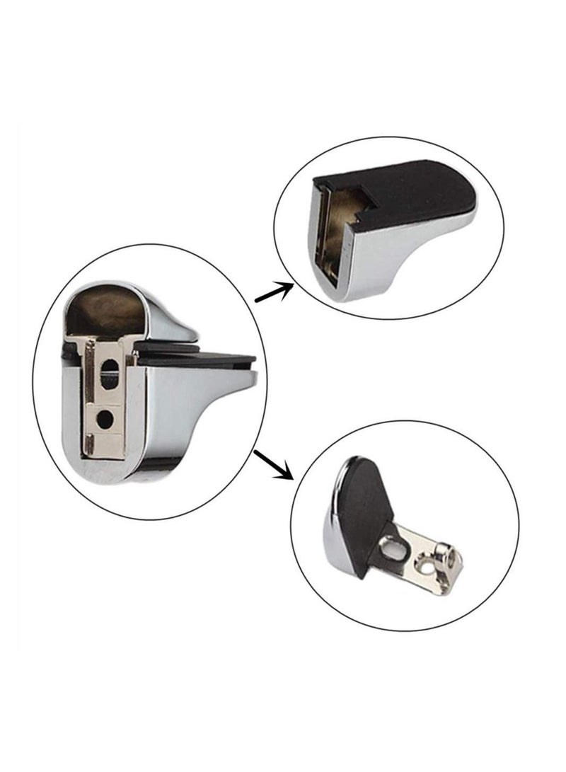 Y&D SYOSI 4Pcs Adjustable Glass Shelf Bracket for 3-20mm Thickness Support - Image 3