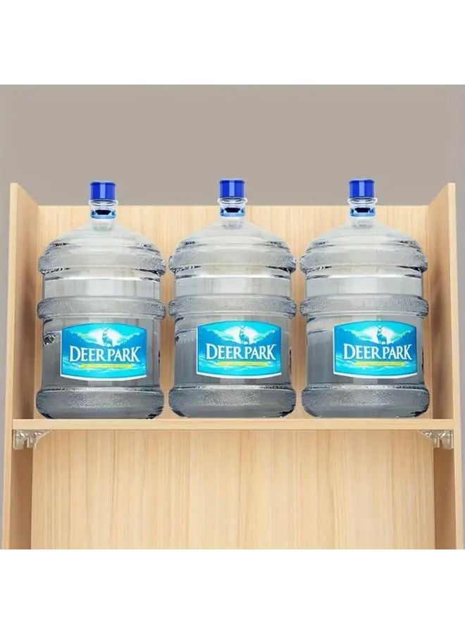 2pcs Transparent Self Adhesive Shelf Support Clips Thickened Load Bearing Brackets No Tools Needed - Image 3