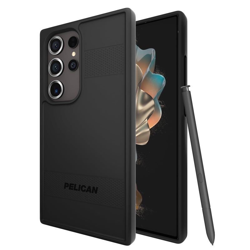 Pelican Protector Samsung Galaxy S24 Ultra Case 68 16ft MILSTD Drop Protection Wireless Charging Phone Case for Samsung Galaxy S24 Ultra Slim Rugged Cover with Anti Scratch Tech Black - Image 3