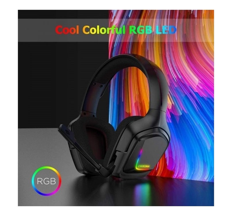ONIKUMA K20 RGB Gaming Headset – Immersive Sound & Stylish Lighting - Image 2