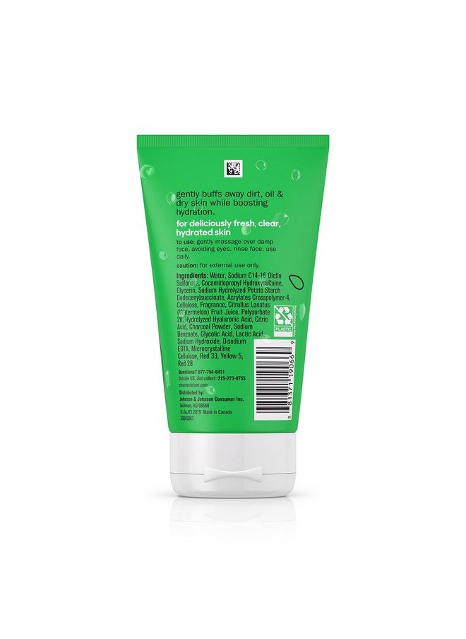 CLEAN & CLEAR Clean & Clear Hydrating & Exfoliating, Gentle & Oil Free Juicy Watermelon Daily Facial Cleanser Scrub, Buffs Dirt & Oil While Cleansing & Quenching Dry Skin, 4.2 Fl Oz  - Image 5