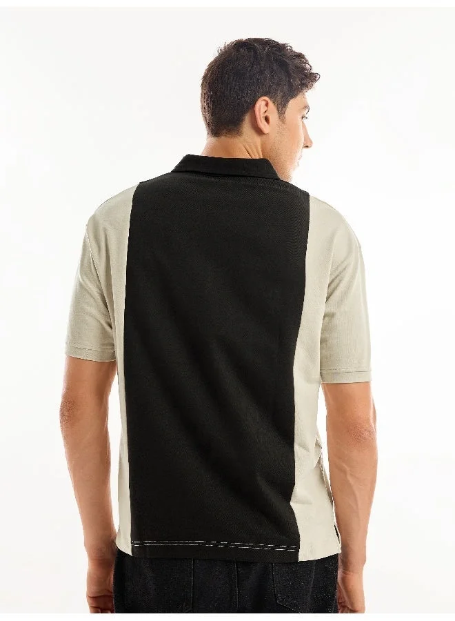 بيونغ تيشيرت بولو كريمي رجالي