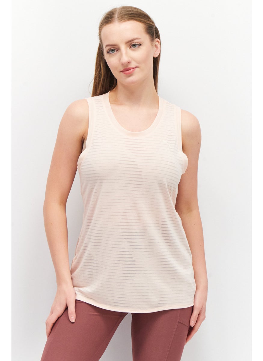PUMA Women Sportswear Fit Sleeveless Training Top, Light Pink  - Image 1