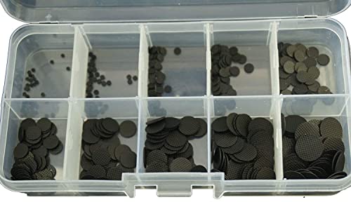 AUXPhome (Pack of 100) 1.5mm~10mm，Replacement Repair Rubber Conductive Button Pad Keypads Kit，Buttons Repair Replacement Part, for IR Remote Control, Xbox Playstation PS4 Switch Pro Game Controller - Image 2