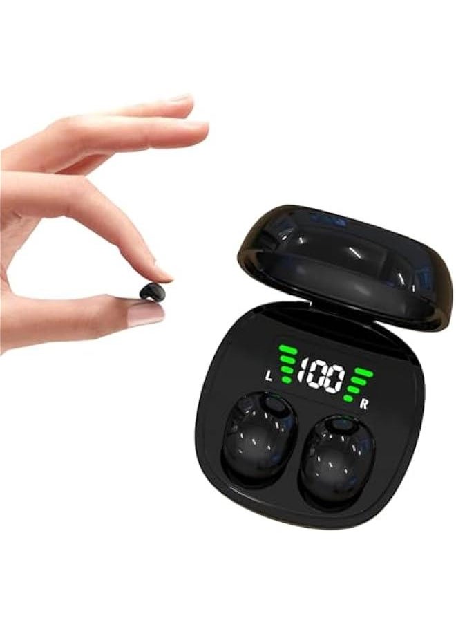 Generic - Small Invisible Earbuds Smallest Wireless Bluetooth Low Profile Micro Tiny Discreet Mini Earbuds for Small Ear Canals Invisible Ear Buds for Small Ears Mini Discreet Headphones Spy Earpiece - Image 1