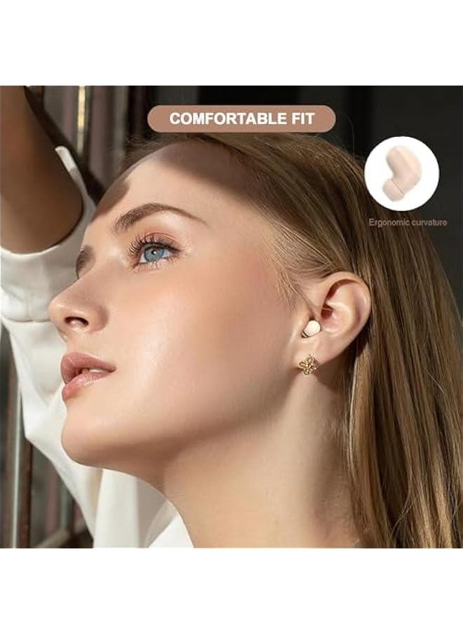 Generic - Small Invisible Earbuds Smallest Wireless Bluetooth Low Profile Micro Tiny Discreet Mini Earbuds for Small Ear Canals Invisible Ear Buds for Small Ears Mini Discreet Headphones Spy Earpiece - Image 1