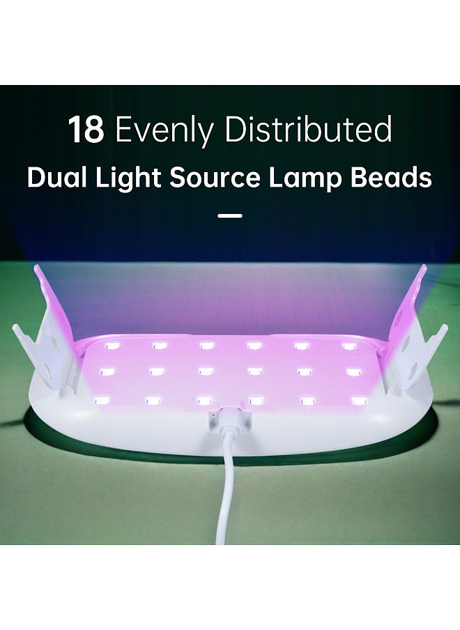 Generic UV Light for Resin 24W Foldable UV Resin Lamp 365+395nm Dual Wavelength Support Fast Curing & Timing Function Light Weight Portable for Resin Molds Jewelry Making/ DIY Craft Decor  - Image 4