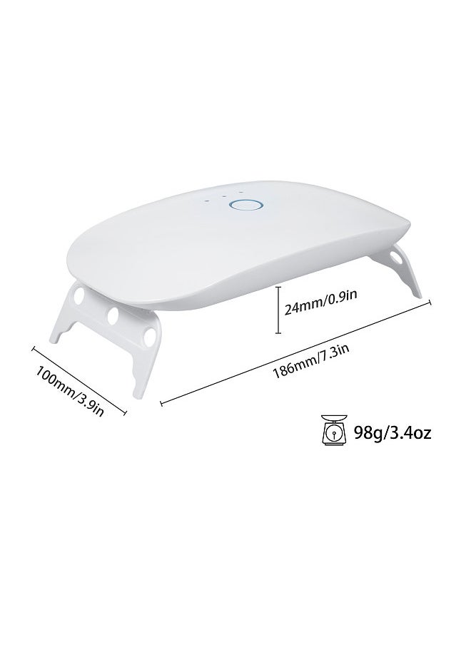 Generic UV Light for Resin 24W Foldable UV Resin Lamp 365+395nm Dual Wavelength Support Fast Curing & Timing Function Light Weight Portable for Resin Molds Jewelry Making/ DIY Craft Decor  - Image 3