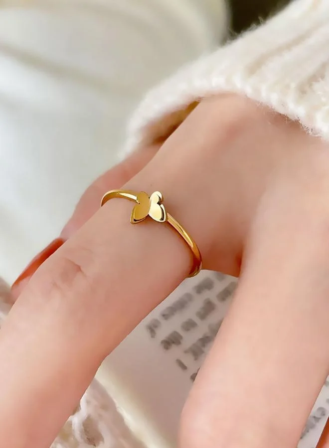 Take Two Golden Butterfly Ring