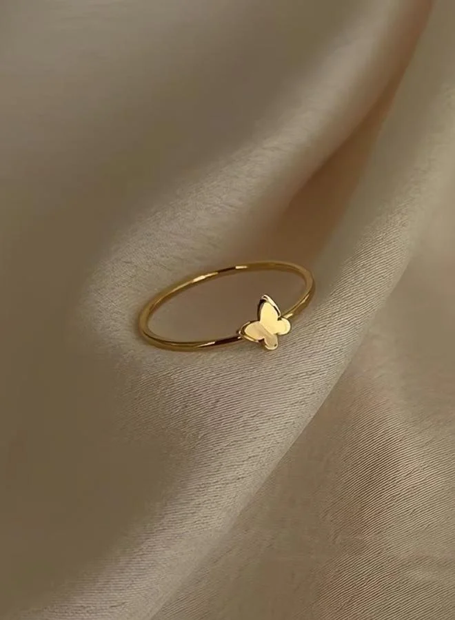 Take Two Golden Butterfly Ring