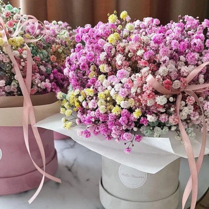 Bluejw O-039 Dried Preserved Baby's Breath Wedding Bouquet – Real Gypsophila Dried Plants for Home Decor, Long-Lasting Floral Arrangement - Image 3