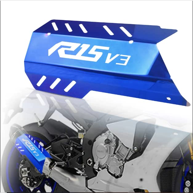 SGTB R15 v3 Bike Yamaha Version 3 Exhaust Cover Silencer Frame Protector Heavy - Image 1
