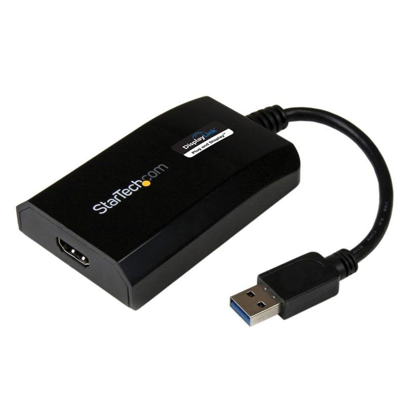 Startech.com StarTech.com USB 3.0 to HDMI Adapter - DisplayLink Certified - 1080p (1920x1200) - USB Type-A to HDMI Display Adapter Converter for Monitor - External Video & Graphics Card - Windows/Mac (USB32HDPRO)  - Image 1