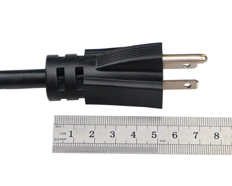 Retafe 3 Outlet Extension Power Cord 105℃ Temperature Resistant Waterproof Cable 14AWG 15A 3 Prong Heavy Duty Outdoor Extension Cord,10Feet(3.1Meters,Black) - Image 5