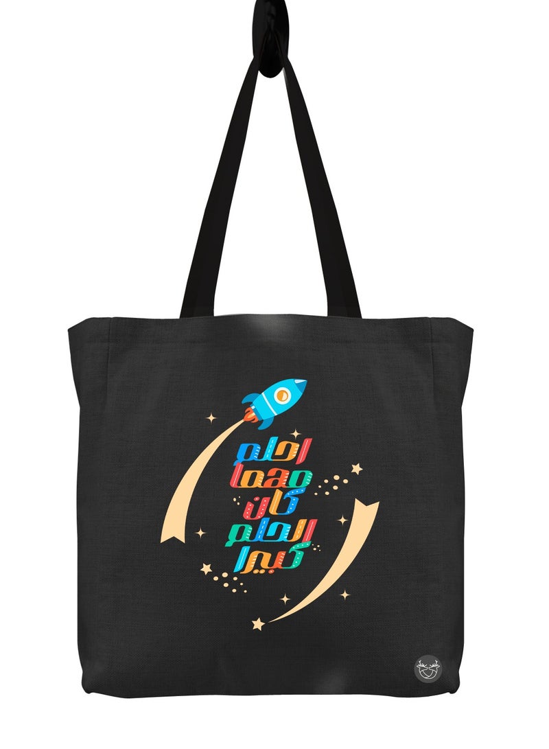 Canvas bag with dream design print