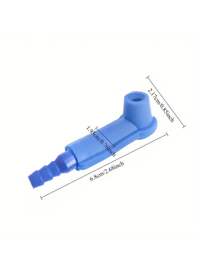 Blue Car Brake Fluid Oil Exchange Pump Clutch Bleeder Kit 10pcs Auto Repair Tool - Image 2