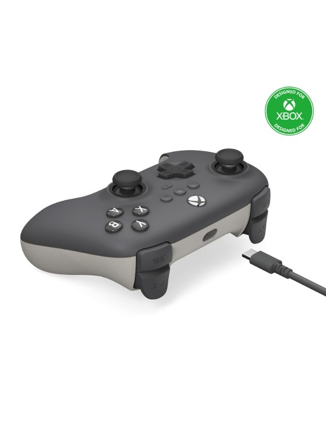 8بت دو وحدة تحكم سلكية 8BitDo Ultimate C لأجهزة Xbox مزودة بعصا تحكم ومحفزات تعمل بتقنية Hall Effect، وحلقة إضاءة RGB، متوافقة مع Xbox Series X|S وXbox One وWindows 10/11 - مرخصة رسميًا (رمادي داكن) - Image 2