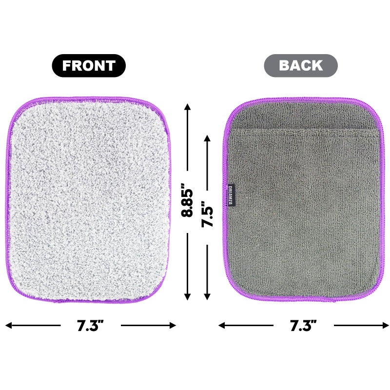 DREAMZA Bowling Towel Shammy Pad, Wearable Bowling Ball Towel Glove, Dual-Sided Microfiber Bowling Rag for Easy, Gentle, Deep Cleaning - Bowling Accessories for Men Women - Image 2