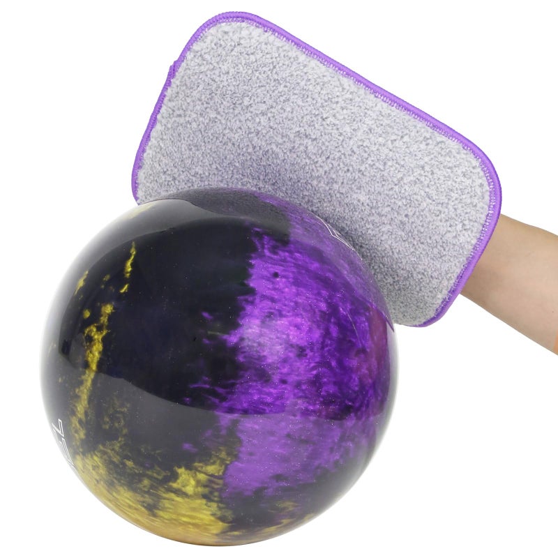 DREAMZA Bowling Towel Shammy Pad, Wearable Bowling Ball Towel Glove, Dual-Sided Microfiber Bowling Rag for Easy, Gentle, Deep Cleaning - Bowling Accessories for Men Women - Image 1
