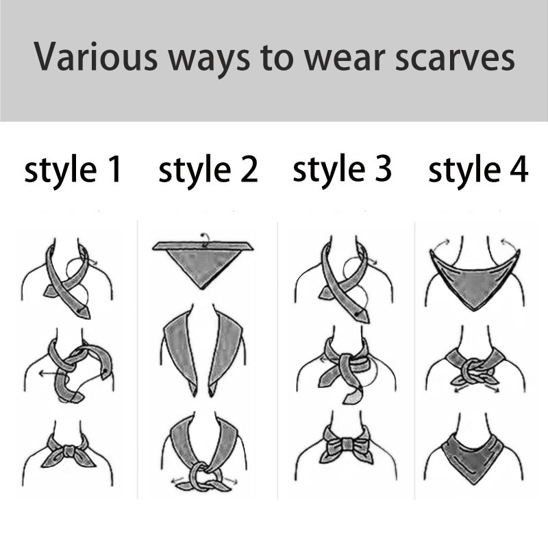 CYian Square Scarf for Men Silk Feel Neck Scarf Satin Bandana Neckerchief Lightweight Head Scarves Fashion Gifts for Men Formal Casual Business(Brown Green) - Image 5