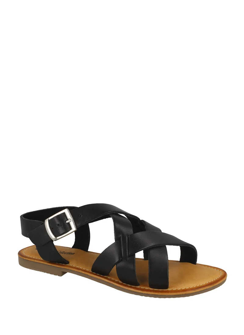 ELLA Multi-Strap Flat Sandal