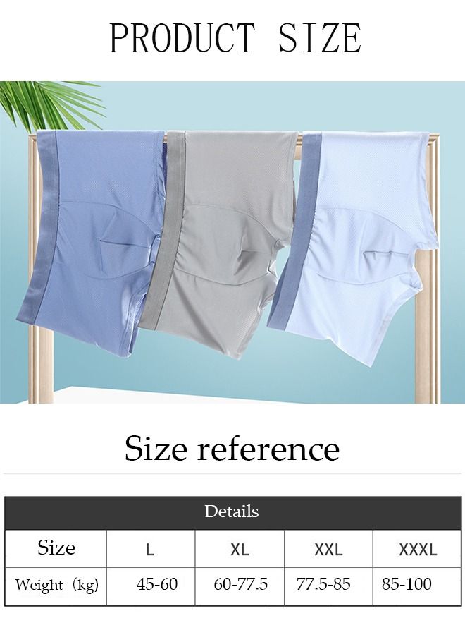 DUNISO 4 Packs Men's Briefs Set Cotton Underwear  Breathable and Comfortable Underpants with High Elastic Waistband Boxer Briefs for Teenager Multi-Colors Available Briefs  - Image 4