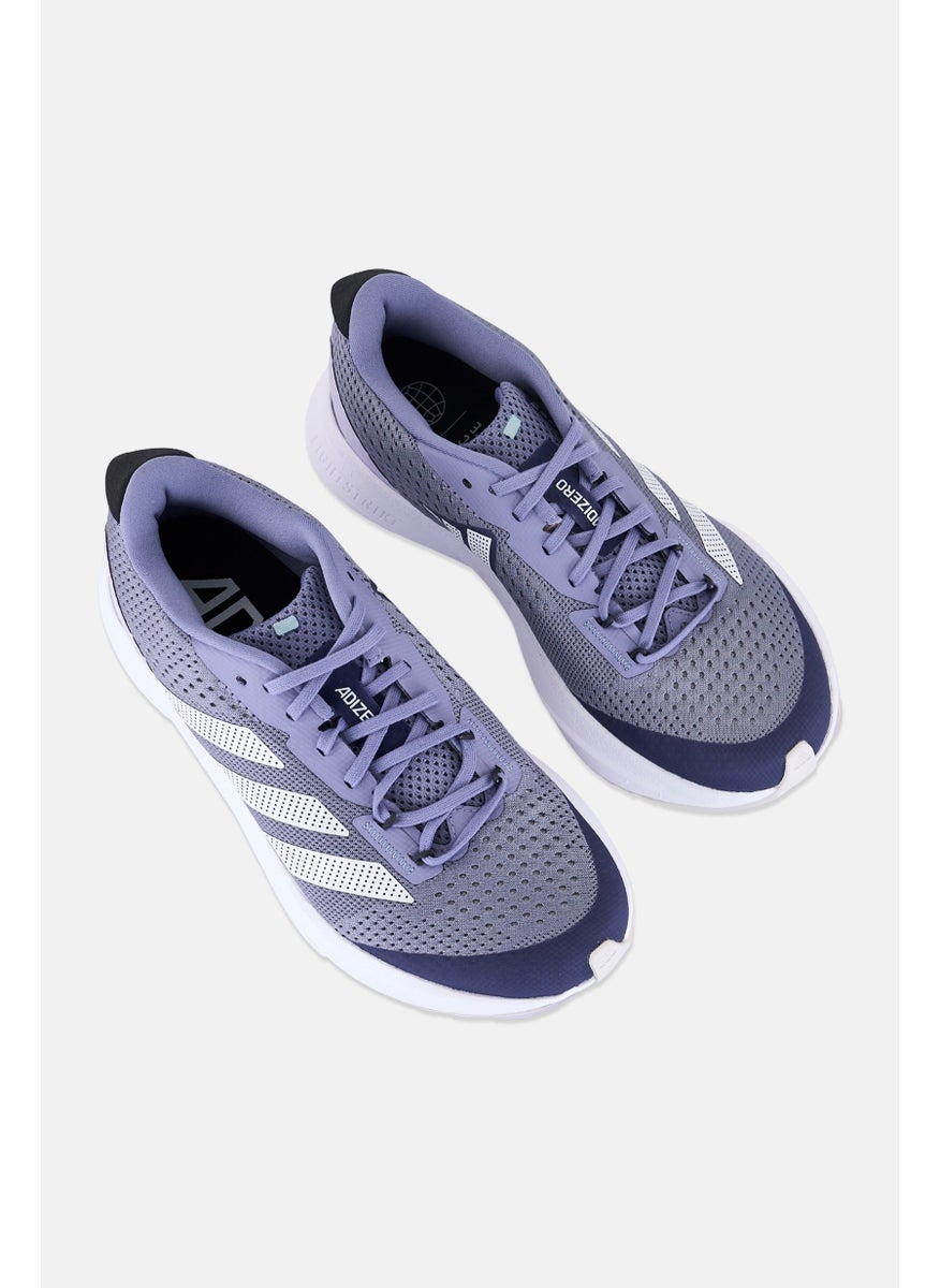 Women Adizero Sl Lace Up Running Shoes, Sage Blue