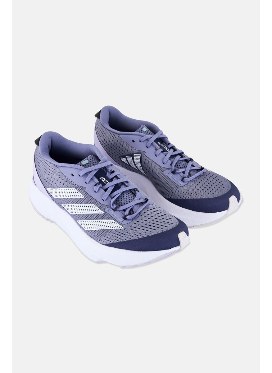 Women Adizero Sl Lace Up Running Shoes, Sage Blue