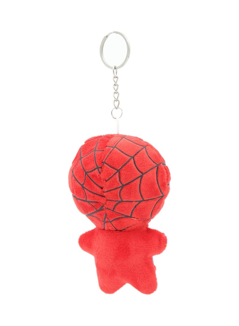 Spider Plush Keychain Toys For Kids, Small Superhero Stuffed Plushie Keychain Backpack Decorations Bag Lucky Pendant Dolls Soft Cartoon Stuffed Plush Dolls Accessories For Kids Boys Girls Gifts - Image 2