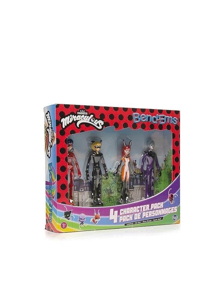 Miraculous Lady Bug 4 In 1 Pack