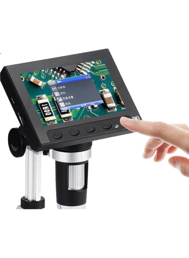 Mixout Digital Microscope With Display, Industrial Electronic Magnifier, High-Definition 4.3-Inch Screen, Measuring And Photography Capabilities - Image 3