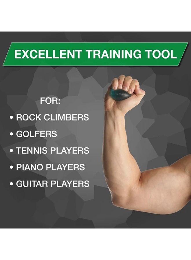 TheraBand Hand Exerciser – Green Medium Resistance – Therapy Ball for Hand, Finger, & Grip Strength - Image 3