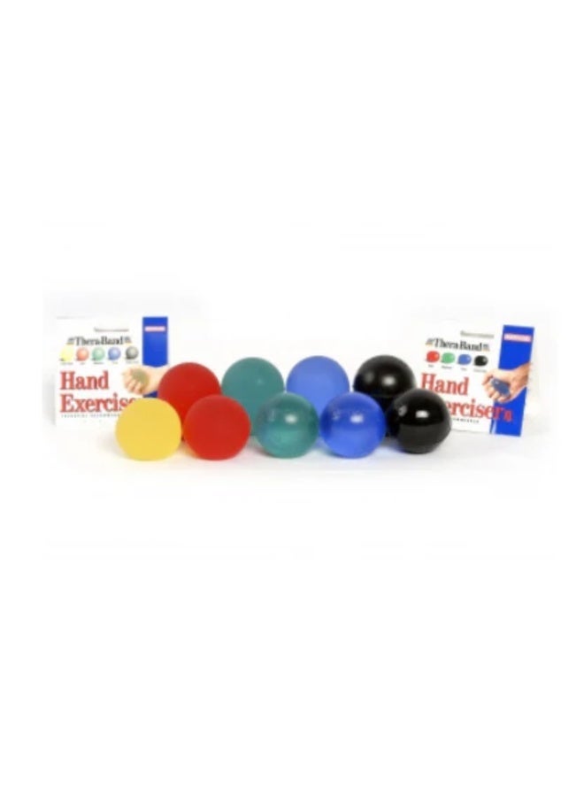 TheraBand Hand Exerciser – Green Medium Resistance – Therapy Ball for Hand, Finger, & Grip Strength - Image 1