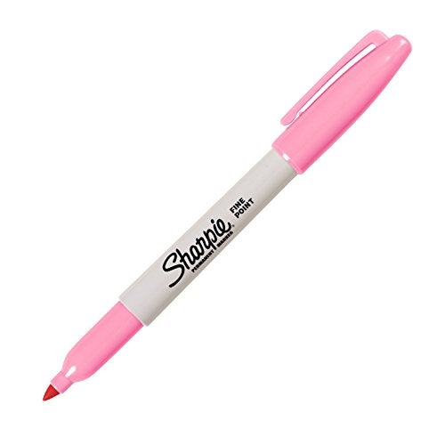 Sharpie Permanent Marker, Fine Point, Pink - Image 5