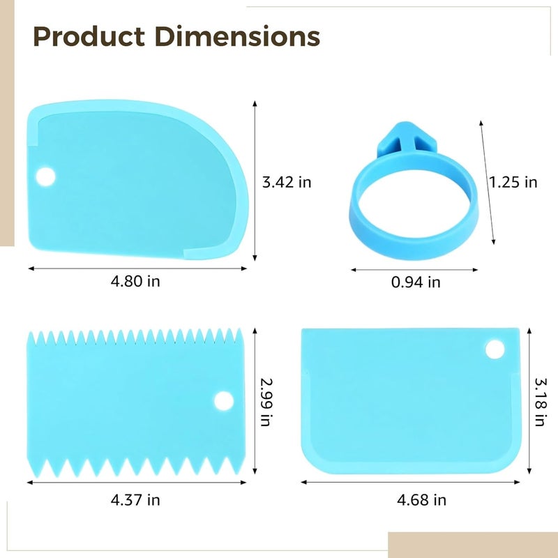 40-Piece Cake Piping Kit, 1 TPU Bag, 20 Disposable Bags, Multiple Metal Tips, 3 Scrapers, and Brush for Cake Design - Image 4