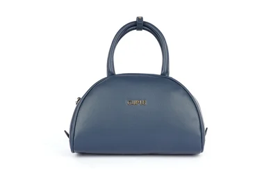 Cuple Semi-circular faux leather handbag