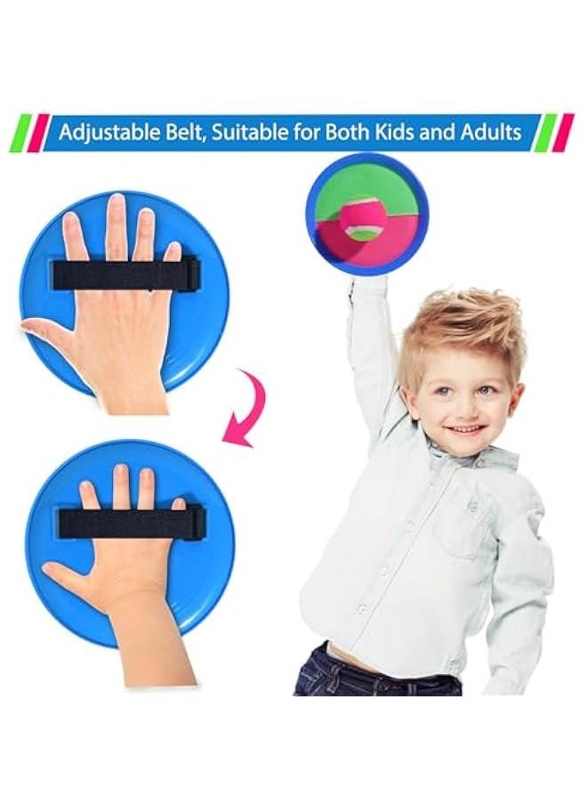 Toss and Catch Ball Set, Paddle Catch Ball and Toss Game for Kids, Great Beach Games/Backyard Games/Outdoor Games for Kids and Family  - Image 3