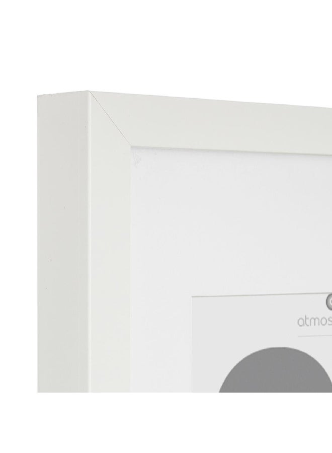 atmosphera Eva Wall Mounted Decorative Easy-Hanging Photo Frame White 21 x 30 cm 121157B  - Image 3