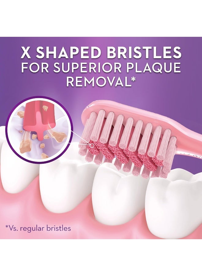 Crest Expert Manual Toothbrush, with X-Shaped Bristles, Soft, Value Pack, 2 Toothbrushes - white - Image 4